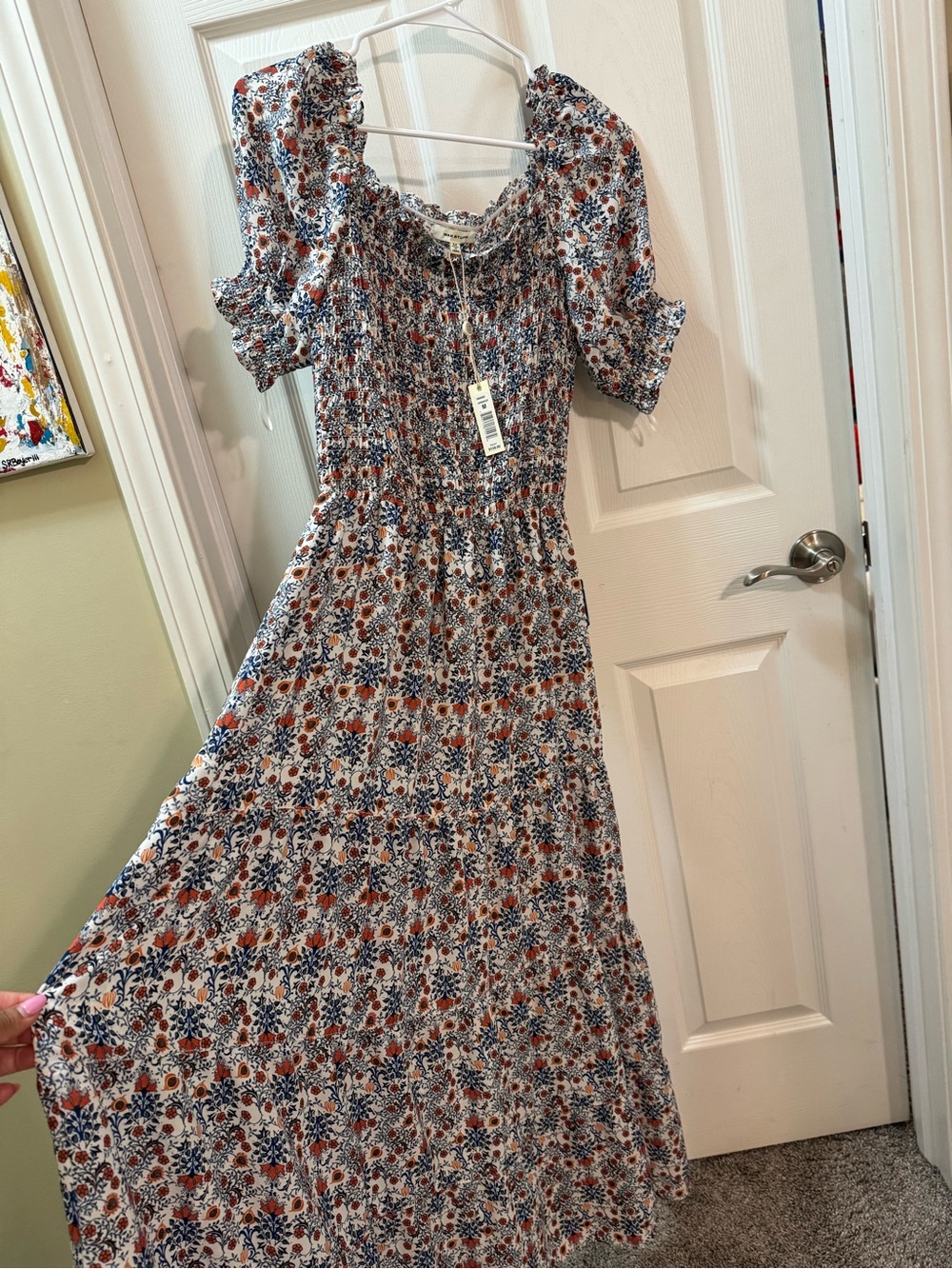 Max Studio Multicolor Floral Maxi Dress M